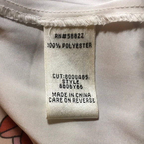 Floral Sleeveless Dress with Polka Dots Size L - Picture 7 of 8